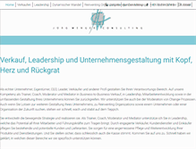 Tablet Screenshot of jwconsulting.ch